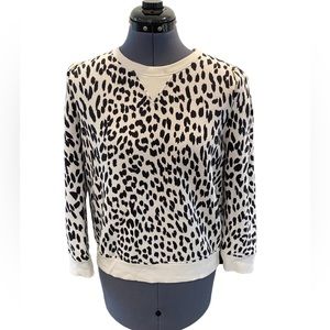JOE’S JEANS Leopard sweatershirt Size Small